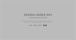 Desktop Screenshot of designundersky.com